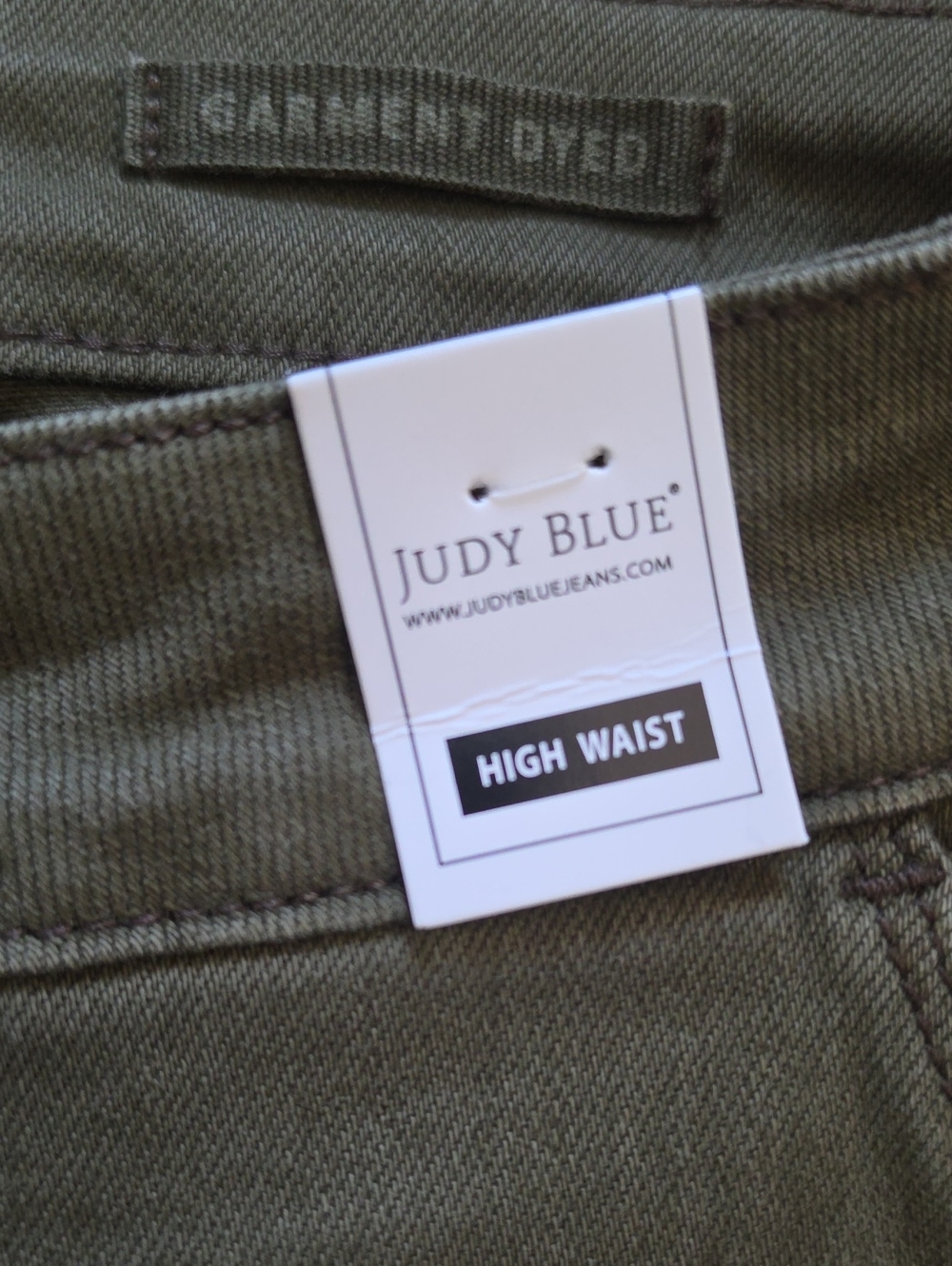 Judy Blue Dark Forest Crop Jeans - Picture 6 of 8